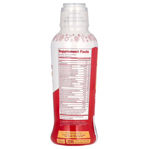 NutraChamps, полноценный мультивитаминный комплекс в жидкой форме, со вкусом малины, 887,206 мл (30 жидк. унций)