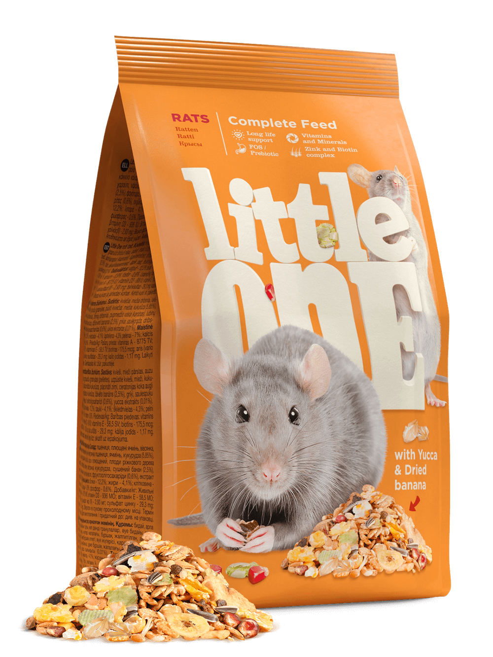 Little One Корм для крыс, 900 г