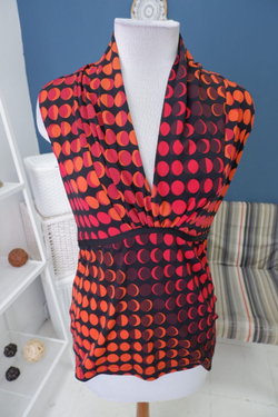 Блуза Taifun с принтом 46 размер