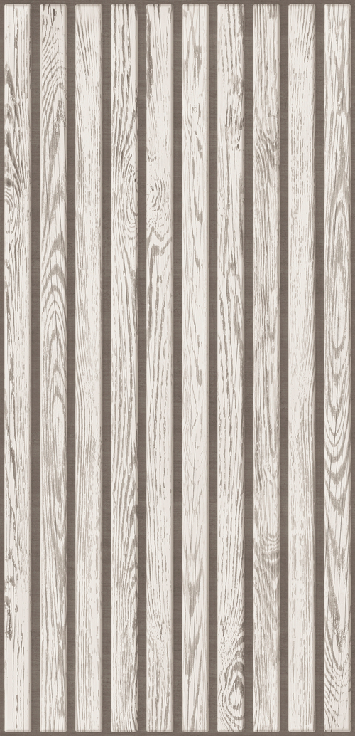 Декоративная стеновая панель ПВХ Дуб викинг 280х600 мм