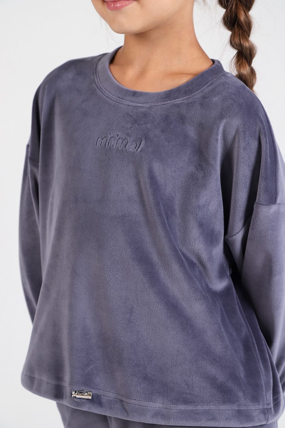 Костюм для девочки Вита-2 Виотекс СЕРЫЙ