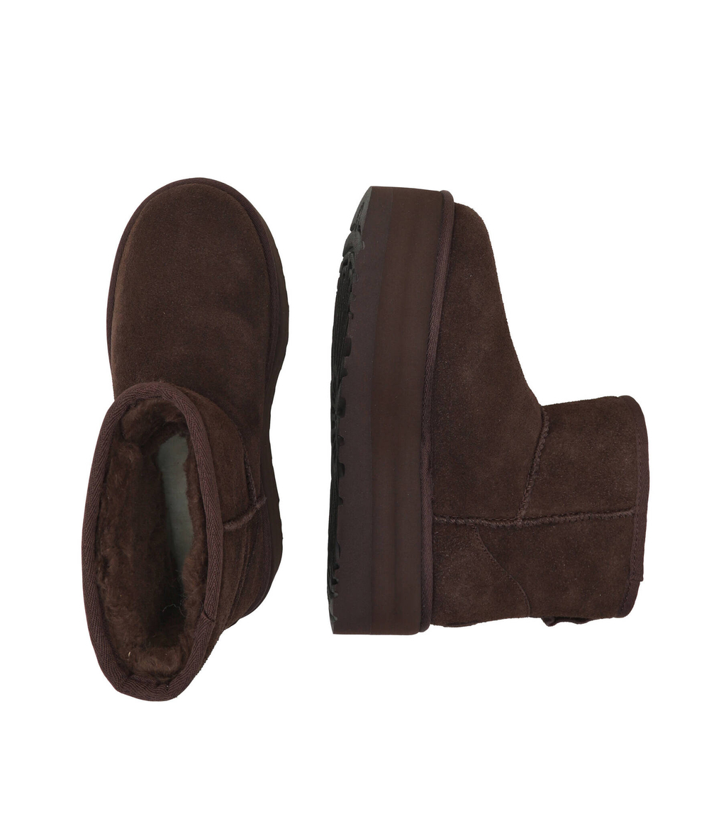 Кожаные угли classic mini platform UGG - коричневый(1134991)