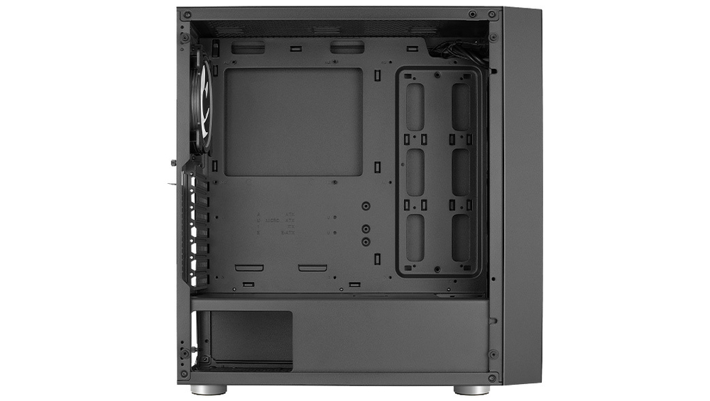 Корпус Aerocool Skribble-G-BK-v1 Black Mid Tower (4711099472888) без БП