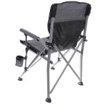 Кресло складное с подлокотниками до 100 кг SJ-0054, 58*58*92 см, цвет: серый, ТуристМастер