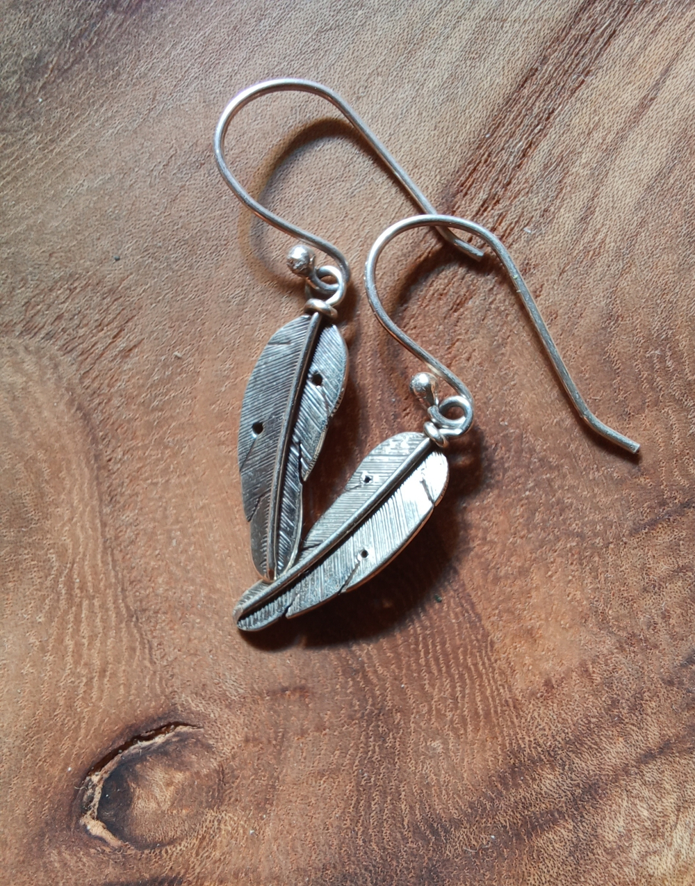 Серьги ПЕРЫШКО-1 серебро