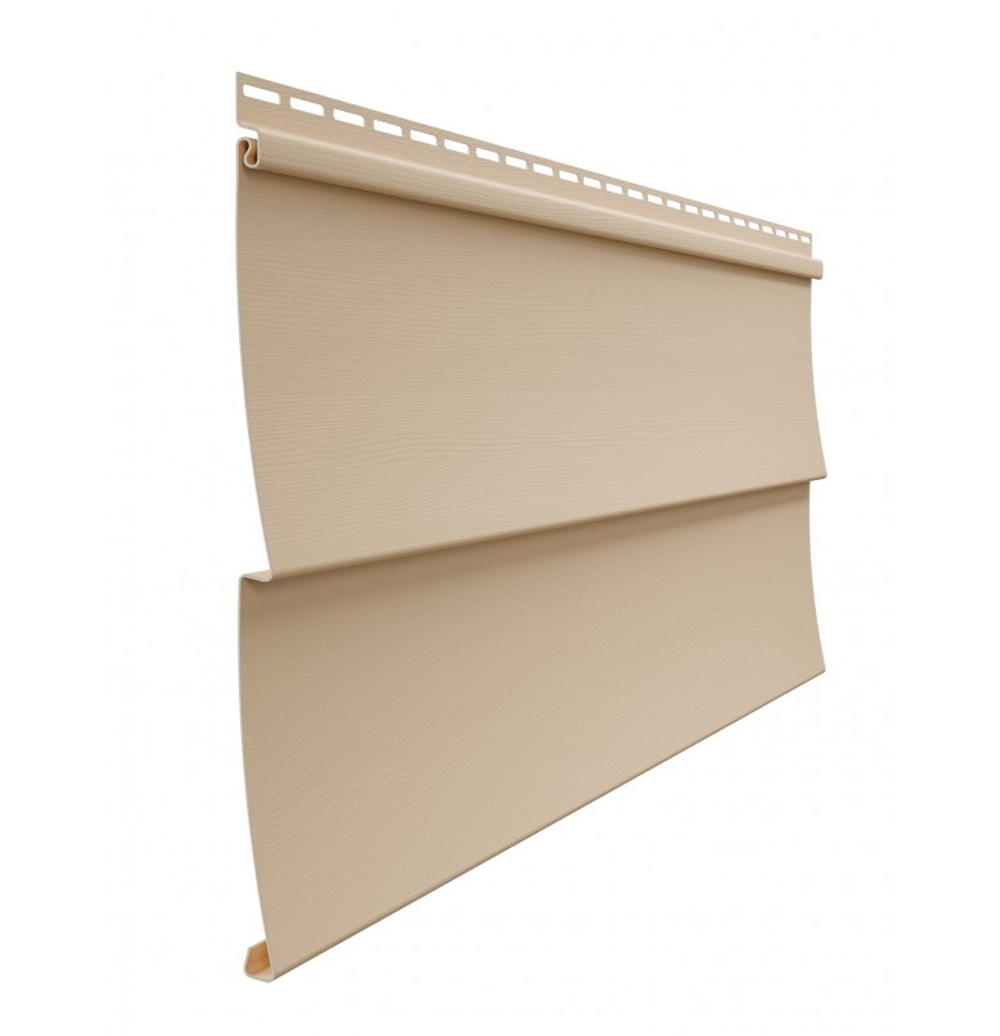 Сайдинг Виниловый Деке Ёлочка D5C STANDARD Крем-Брюле