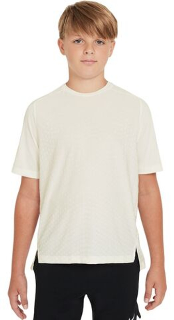 Детская теннисная футболка Nike Multi Kids Dri-Fit ADV Short Sleeve - phantom/sail/black