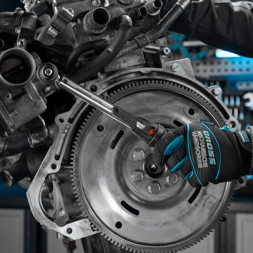 Ключ динамометрический, 5-25 Нм, 1/4", CrV  Gross