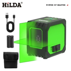 лазерный уровень,HILDA,2 линии Включая батарею