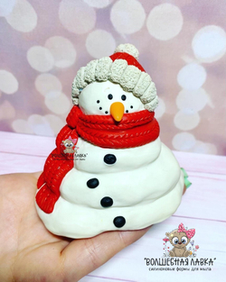 Силиконовая форма Снеговик