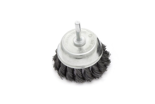 Щетка для дрели d-75 крученая чашка (Дело Техники)