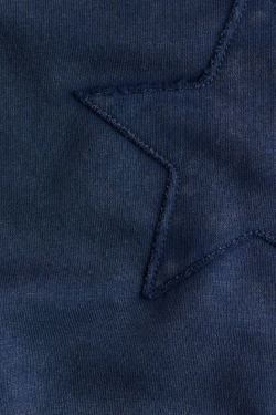 H&M Толстовка с контрастными деталями, темно-синий