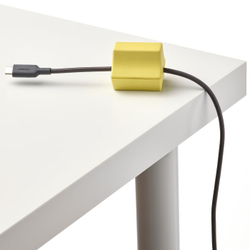 IKEA HAVSKÅL  (ИКЕА ХАВСКÅЛ)  -  2 шт, USB-кабель с грузом, черный/желтый