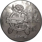 France, 10 Euro François Mitterrand Commemorative Coin – 2015 Silver Proof
