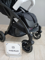 Коляска прогулочная Peppy Latina (grey stone) серая