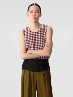 Двусторонний топ с вырезом на спине OLA OLA