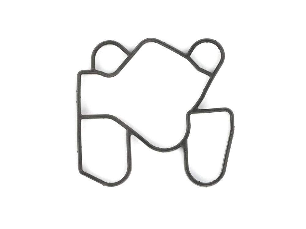 Прокладка теплообменника масла ГАЗель БИЗНЕС, NEXT дв. CUMMINS ISF 2.8 (чёрный силикон) (ПТП64)