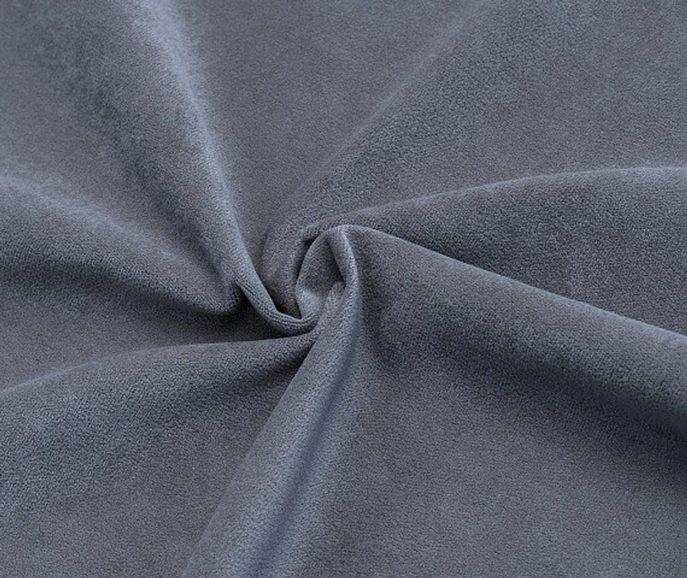 Кресло - кровать Лео велюр стальной серый