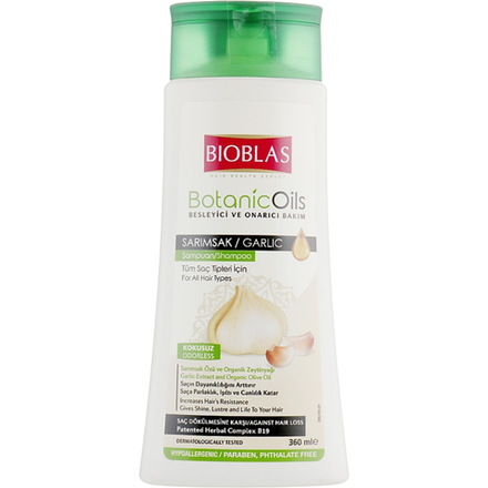 Шампунь Biobalas против выпадения с экстрактом чеснока 1л