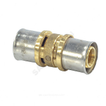 Муфта для МП/PE-X труб латунь пресс Дн 32 RM102 Giacomini RM102Y011