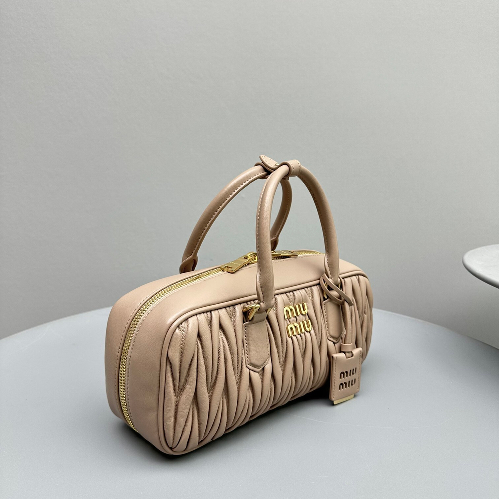 Miu Miu Arcadie Matelasse Nappa Leather Bag 27 cm
