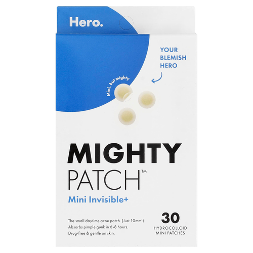 Hero Cosmetics, Mighty Patch™, мини-патч Plus, 30 гидроколлоидных мини-патчей