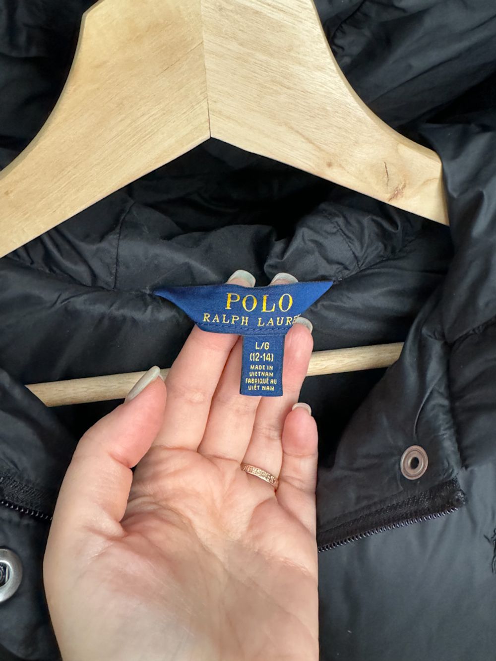 Пуховое пальто Polo Ralph Lauren, 158