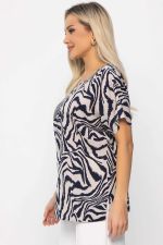 Блуза Кармен (синяя) Б13725-30М LT Collection