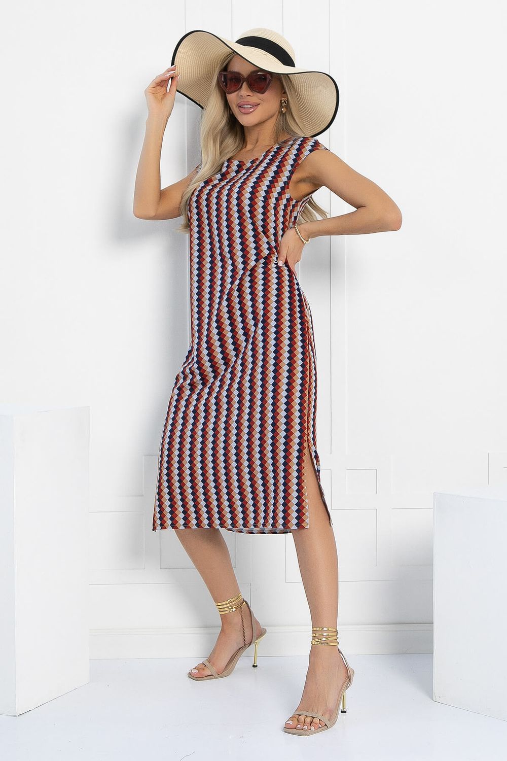 Платье Роксана (мультиколор) П13022-2М LT Collection