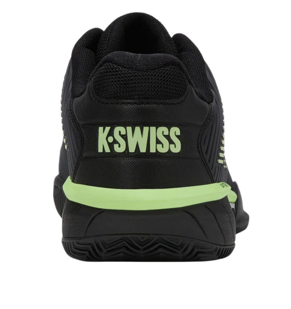 Мужские кроссовки теннисные K-Swiss Hypercourt Express 2 Clay - black/soft neon green/neon lava