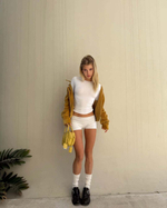 white shorts