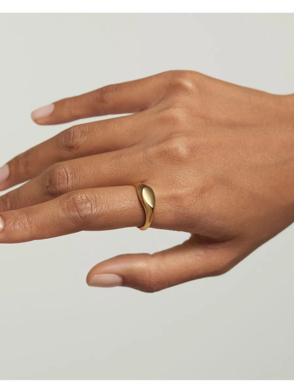 Кольцо Devi серебро 925 пробы покрытое золотом