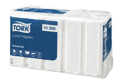 Tork салфетки 33x33 см белые 10300