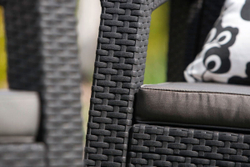 Комплект мебели Corfu Russia Weekend Set (Balcony), графит