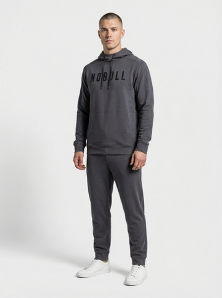 Кофта NOBULL серая с капюшоном