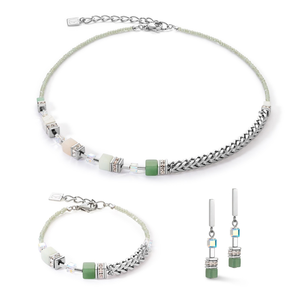 Колье Coeur de Lion Light Green 5085/10-0520