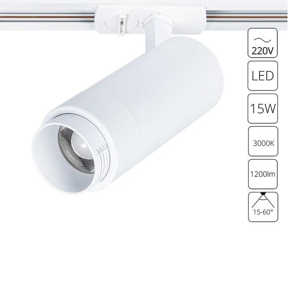 Трековый светильник Arte Lamp MERAK A3530PL-1WH