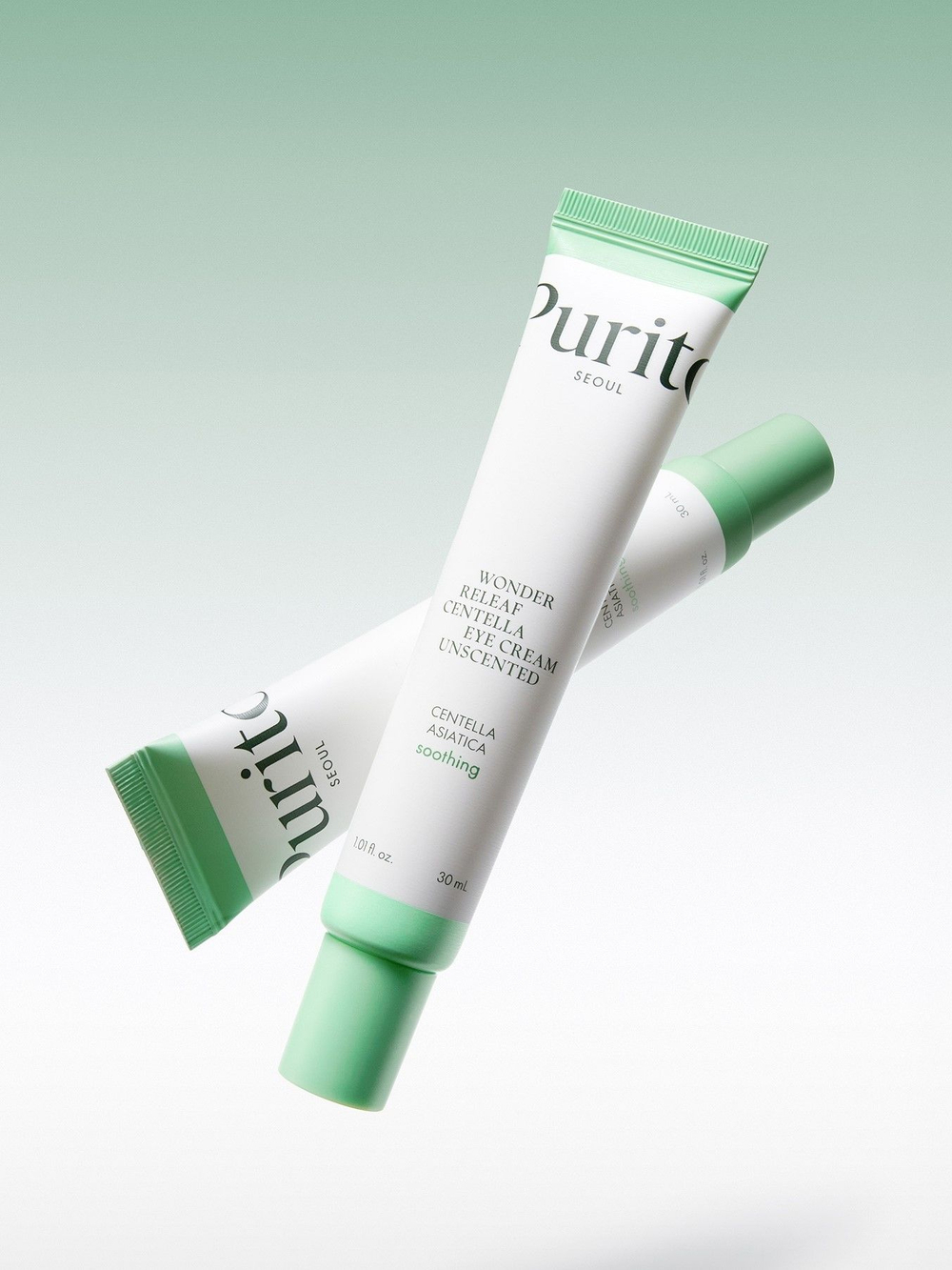 Крем для век с пептидами и центеллой Purito Wonder Releaf Centella Eye Cream Unscented без запаха30 ml.