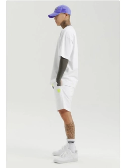 Шорты с резиновым логотипом