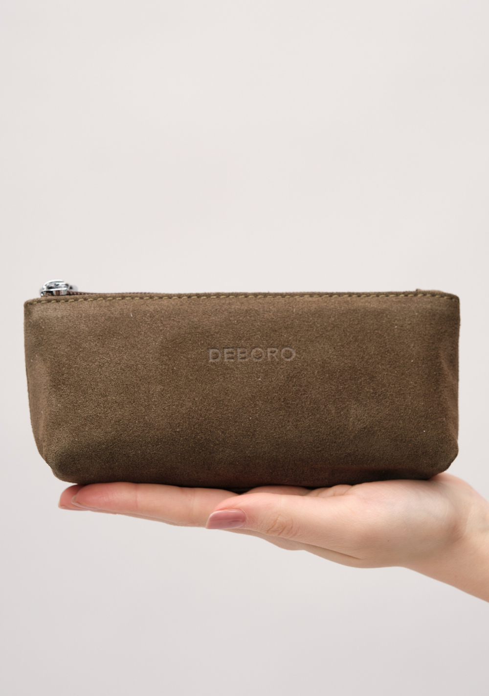 Замшевая косметичка Deboro 17-96 тундра