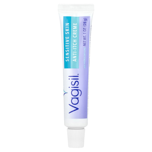 Vagisil, Крем против зуда с гидрокортизоном, для чувствительной кожи, 28 г (1 унция)