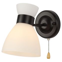 Бра светильник Rivoli Aemilia 9185-401 настенный 1хЕ27 60 Вт модерн с выключателем | Rivoli