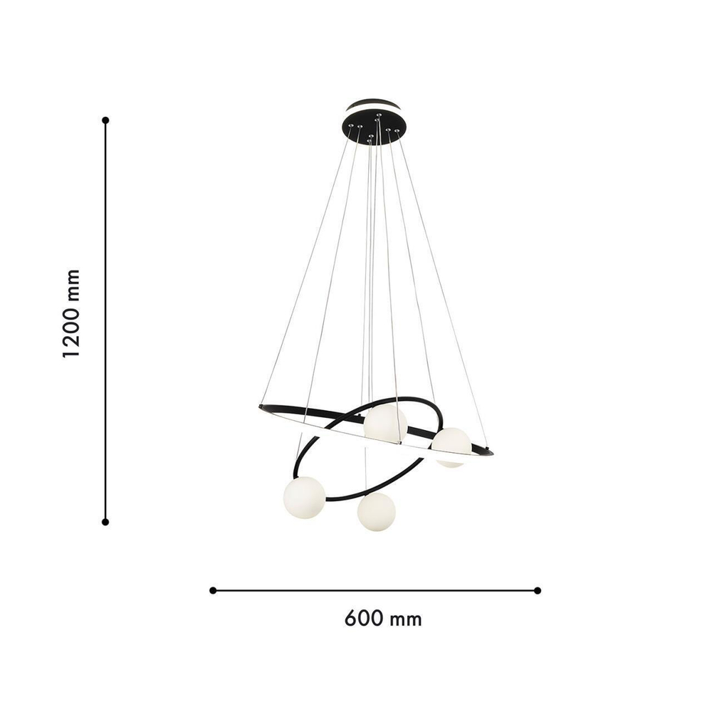 Подвесная светодиодная люстра F-Promo ORBIUM 4183-6P