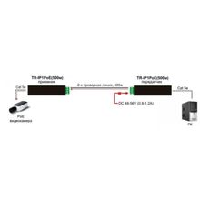 PoE удлинитель (VDSL) до 500 м Osnovo TR-IP1PoE(500m)