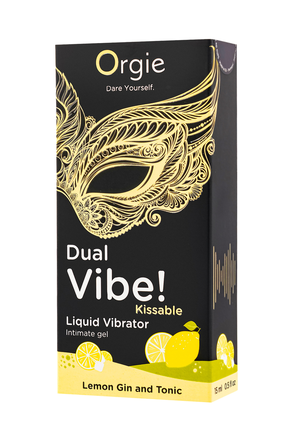 Съедобный гель с эффектом вибрации Orgie со вкусом джин-тоника 15 мл
