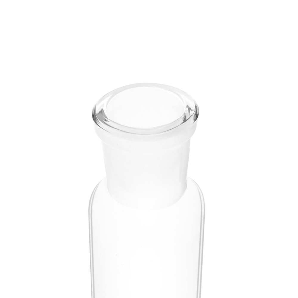 Цилиндр мерный стеклянный с пластиковой пробкой, 250 мл, с круглым стеклянным основанием
