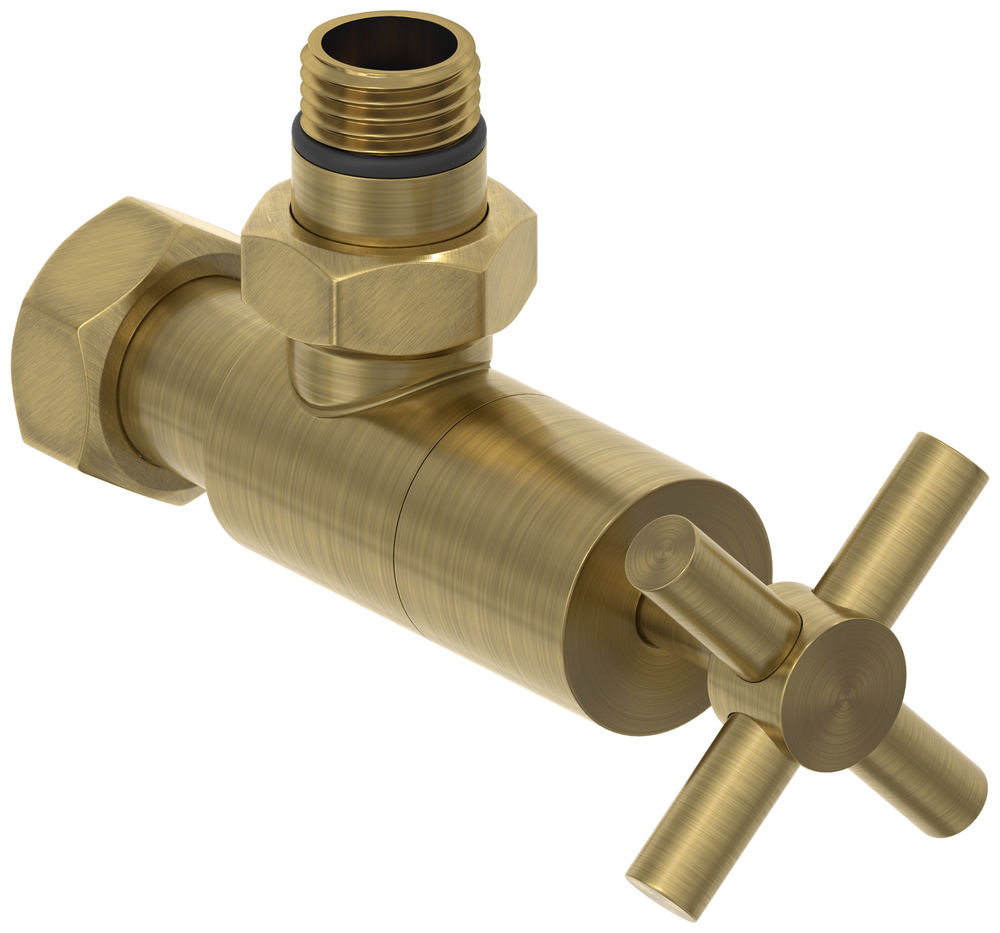 Вентиль Сунержа угловой крест (G 1/2" НР х G 3/4" НГ)