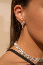 Серьги Атоллы мини с жемчугом