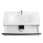 Тумба подвесная с раковиной BelBagno MARINO-1100-2C-SO-NL-P