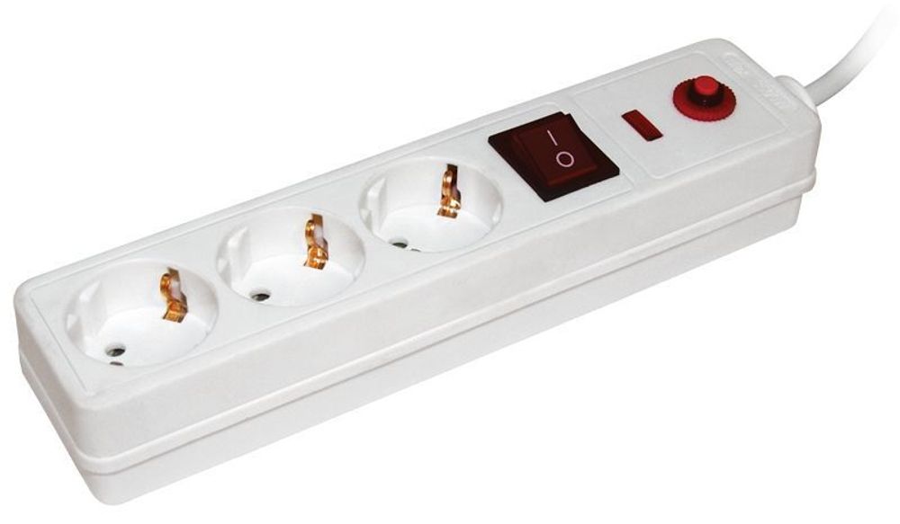 Удлинитель с сетевым фильтром 3х1.5м с заземл. 16А IP20 СФ-03К 2P+PE ПВС 3х1 с выкл. IEK WFP10-16-03-01-N Удлинитель с сетевым фильтром 3х1.5м с заземл. 16А IP20 СФ-03К 2P+PE ПВС 3х1 с выкл. IEK WFP10-16-03-01-N